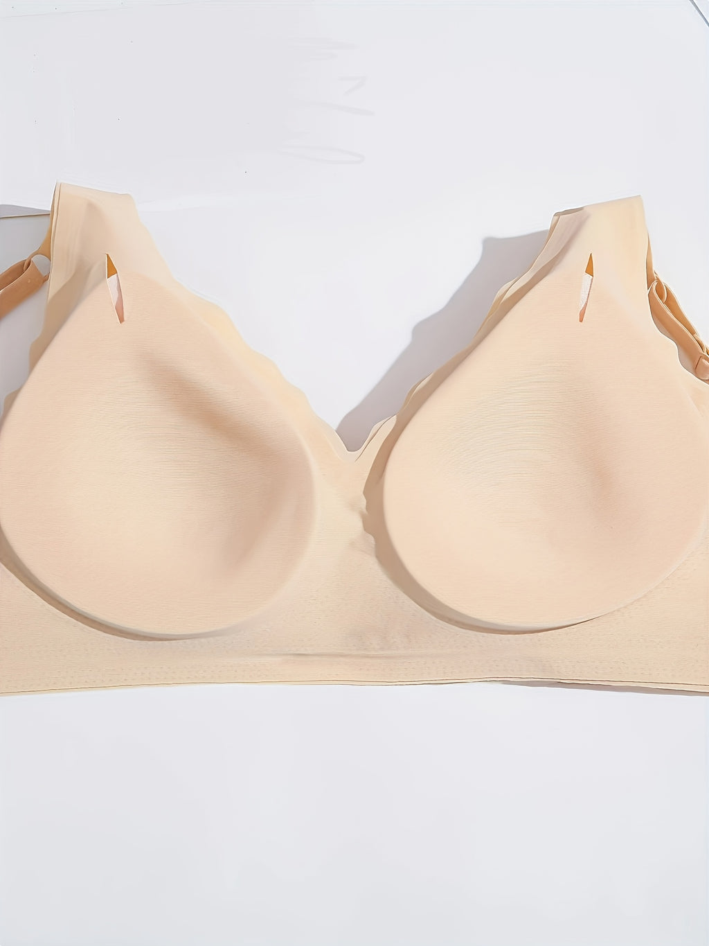 3pcs Women's Wireless Push-Up Bras - Seamless Traceless Design, Removable Pads, High Elasticity & Breathable Comfort, Four-Season Wear, Black/Beige/Brown, Non-Deforming Support for Everyday & Special Occasions, Strapless Push Up Bra, Comfortable